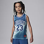 NIKE NBAジャージ 5枚セット リトルキッズ プレスクール M 110cm NIKE公式】ジョーダン 23 リトルキッズ プリント ジャージー